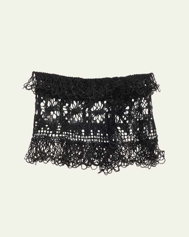 Ames Crochet Mini Skirt